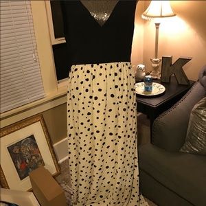 Paper long maxi dress